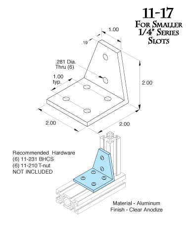 CornerAngle Bracket 11-17