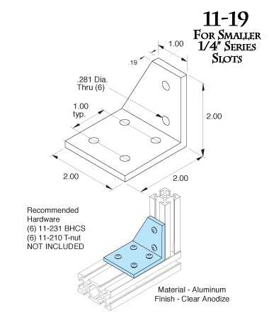 CornerAngle Bracket 11-19