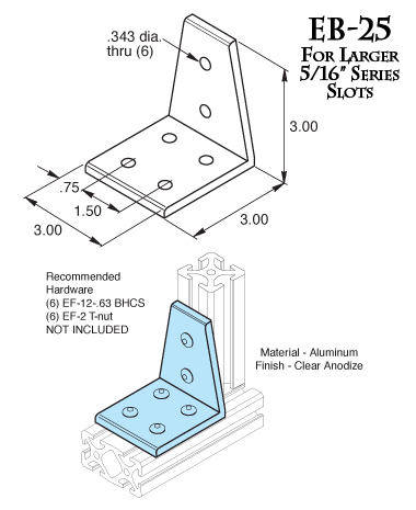 Corner Angle Bracket EB-25