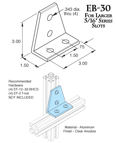 CornerAngle Bracket EB-30