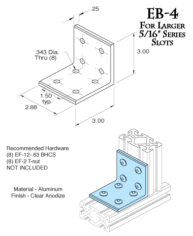 Corner Angle Bracket EB-4