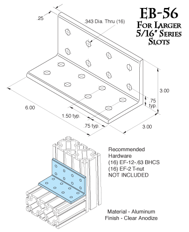 Corner Angle Bracket EB-56