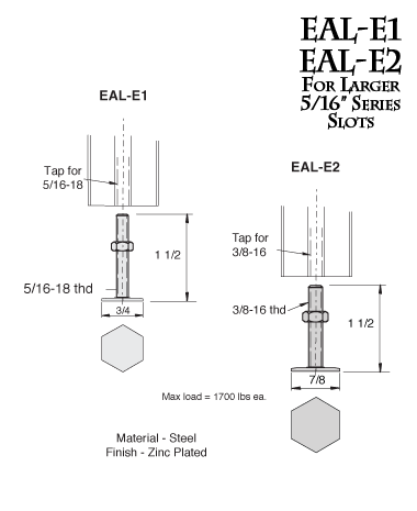 Adjustable Leg EAL-E1,EAL-E2