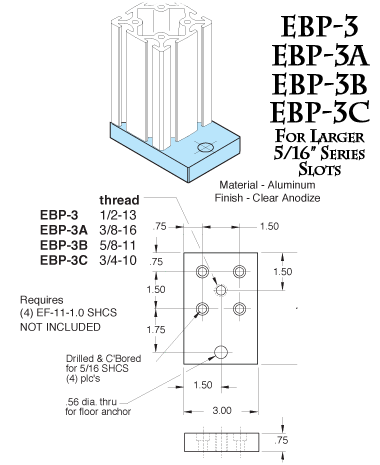 Levvelling Plate EBP-3