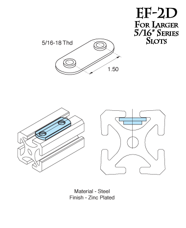 Economy T-Nuts (Double) EF-2D