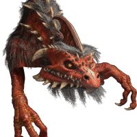 AllScare Animatronic Window Dragon-Red