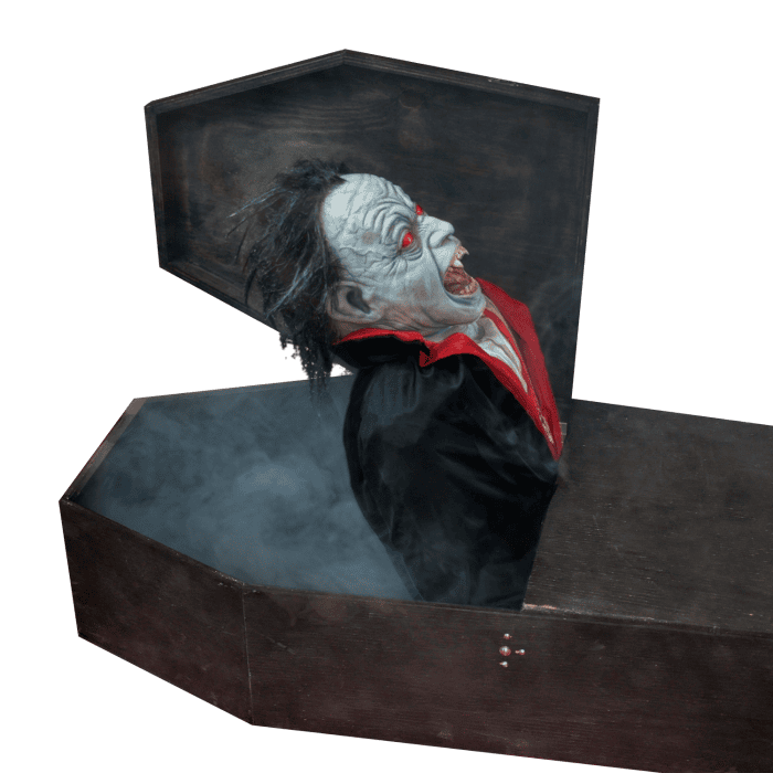 AllScare Animatronic Dracula in Coffin