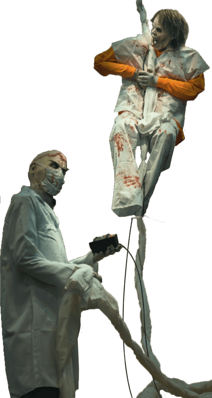 AllScare Animatronic Escaping Patient & Dr. Shock