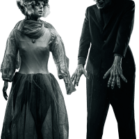 AllScare Animatronic Frank and Bride
