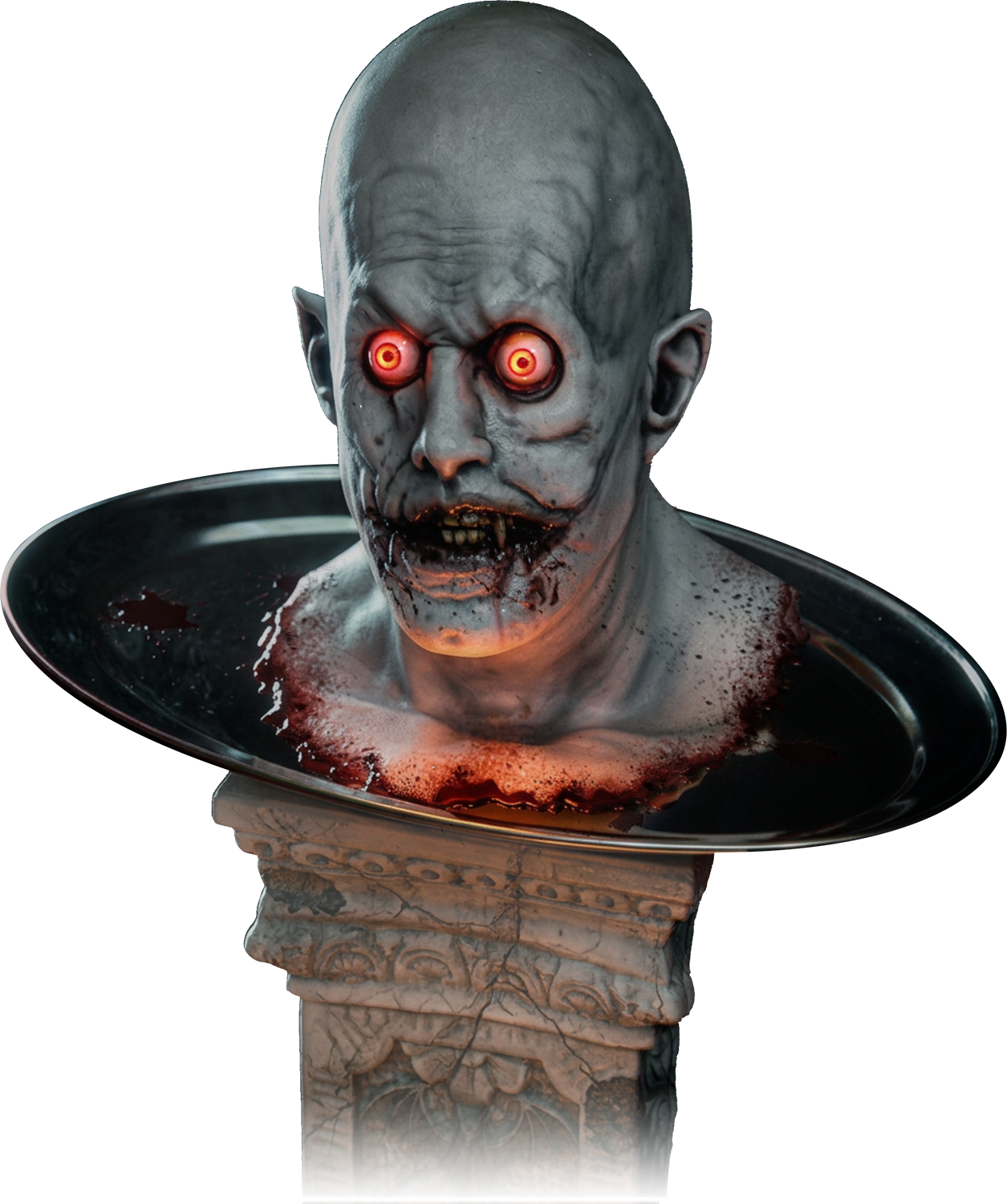 AllScare Animatronic Head Waiter